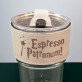 Espresso patronum - Skleněný hrnek