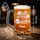 Půllitr Na Pivo Pro Volejbalistu Dárek Pro Muže: Veselý Volejbalista