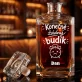 Personalizovaná Karafa Na Whisky K Odchodu Do Důchodu Dárek Pro Důchodce Muže: Konečně Žádný Budík