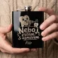 Placatka S Gravírováním Pro Zubaře Dárek Pro Muže: Neboj, Vrtám S Úsměvem Placatka S Gravírováním Pro Zubaře Dárek Pro Muže: Neboj, Vrtám S Úsměvem
