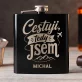 Placatka S Gravírováním Pro Cestovatele Dárek Pro Muže: Cestuji, Tedy Jsem