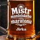 Půllitr Na Pivo K 50 Letům Manželství Dárek Pro Muže: Středomořská Etiketa Půllitr Na Pivo K 50 Letům Manželství Dárek Pro Muže: Středomořská Etiketa