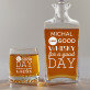 Good Day - Skleněná karafa na whisky + sklenice