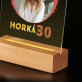 Horká 30 - Tisk na akrylovém skle stojan LED
