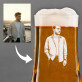 Grafika z Tvojej fotografie - Sklenice na pivo na stopce