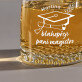 Blahopřeji paní magistro - Sklenice na whisky