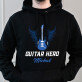 Guitar hero - Černá pánská mikina