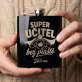 Placatka S Gravírováním Pro Učitele Dárek Pro Učitelku Ke Dni Učitelů Muže: Super Učitel Bez Pláště Placatka S Gravírováním Pro Učitele Dárek Pro Učitelku Ke Dni Učitelů Muže: Super Učitel Bez Pláště