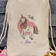Hello unicorn - Bavlněný batoh na záda