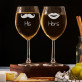 His&Hers - Dvě gravírované sklenice na víno