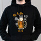 Ho ho ho na pivo - Černá pánská mikina