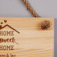 Home sweet home - Tabulka na dveře
