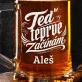 Půllitr Na Pivo K 18 Dárek Pro Muže: Mužná Pivní Ikona