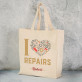 I love repairs - Bavlněná taška s potiskem