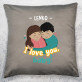 I love you, baby - Polštář dekorační