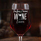 I`m fine i have wine - Velká sklenice na víno