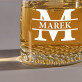 Iniciál se jménem - Sklenice na whisky