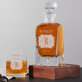 Iniciála - Skleněná karafa na whisky + sklenice Iniciála - Skleněná karafa na whisky + sklenice