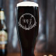 Iniciály 2 – Gravírovaná Sklenice na pivo
