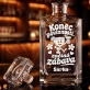 Karafa Na Vodku S Gravírováním K Ukončení Práce Dárek Pro Ženu: Konec Povinností, Začíná