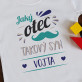Jaký otec takový syn - Dětské tričko s potiskem