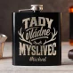 Placatka S Gravírováním Pro Myslivce Dárek Pro Muže: Tady Vládne Myslivec