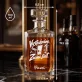 Personalizovaná Karafa Na Whisky K Ukončení Školy Dárek Pro Muže: Vystudováno. Začíná Život
