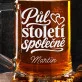 Půllitr Na Pivo K 50 Výročí Svatby Dárek Pro Muže: Zlaté Chvíle