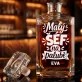 Personalizovaná Karafa Na Whisky Pro Nastávající Maminku Dárek Ke Dni Matek Pro Ženu: Malý Šéf Na Palubě