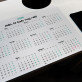 Kalendář tvůj rok - Podložka na psací stůl