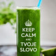 Keep calm - Gravírovaná sklenice na nápoje