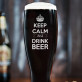 Keep calm – Gravírovaná Sklenice na pivo