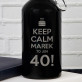 Keep calm narozeniny - Láhev na vodu 0,4l s karabinou