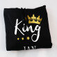 King - Černá pánská mikina