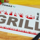 King of the grill - Skleněné prkénko