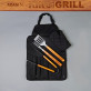 King of the grill - Grilovací sada s rukavicí a zástěrou