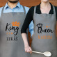 King & Queen - Sada kuchyňských zástěr