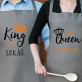 King & Queen - Sada kuchyňských zástěr