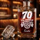 Personalizovaná Karafa Na Whisky K 70 Narozeninám Dárek Pro 70Letého Muže : 70 A Pořád V Provozu