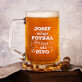 Má rád fotbal skoro tak jako pivo - Krýgl s gravírováním