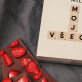 miluji tě scrabble - Čokoláda s jahodami