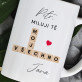 miluji tě scrabble - Hrnek s potiskem