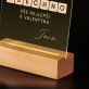 miluji tě scrabble - Tisk na akrylovém skle stojan LED