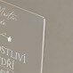 Milovaní rodiče - Tisk na akrylovém skle se stojanem