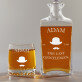 Last Gentleman - Skleněná karafa na whisky + sklenice