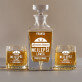 Limited edition - Skleněná karafa na whisky + sklenice