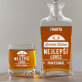 Limited edition - Skleněná karafa na whisky + sklenice