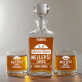 Limited edition - Skleněná karafa na whisky + sklenice