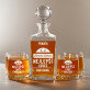 Limited edition - Skleněná karafa na whisky + sklenice