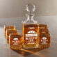 Limited edition - Skleněná karafa na whisky + sklenice